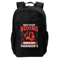 Rock Steady Boxing Knock Out Parkinson's Boxer Backpack
