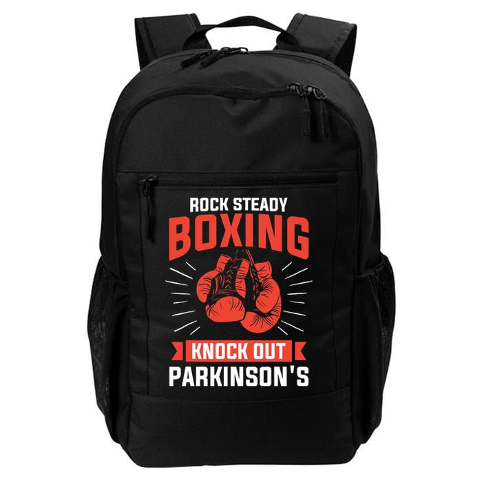 Rock Steady Boxing Knock Out Parkinson's Boxer Backpack