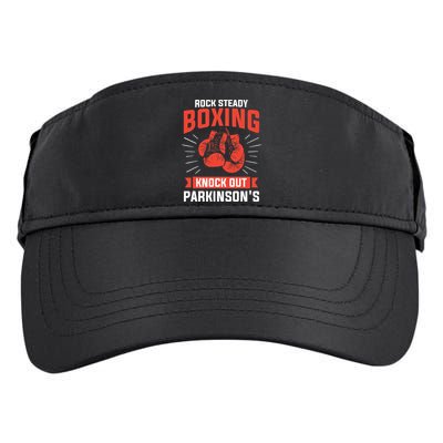 Rock Steady Boxing Knock Out Parkinson's Boxer Adult Drive Performance Visor