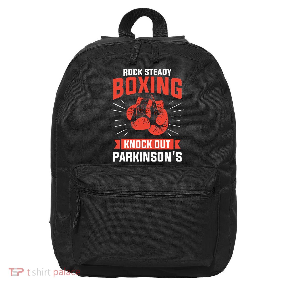 Rock Steady Boxing Knock Out Parkinson's Boxer 16 in Basic Backpack