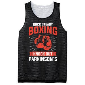 Rock Steady Boxing Knock Out Parkinson's Boxer Mesh Reversible Basketball Jersey Tank