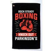 Rock Steady Boxing Knock Out Parkinson's Boxer Golf Towel