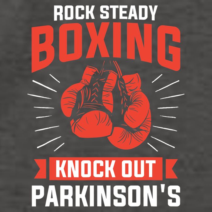 Rock Steady Boxing Knock Out Parkinson's Boxer Vector Backpack