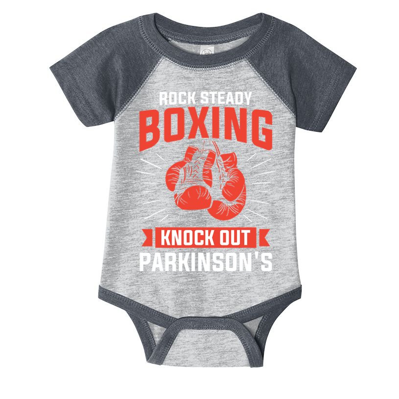 Rock Steady Boxing Knock Out Parkinson's Boxer Infant Baby Jersey Bodysuit