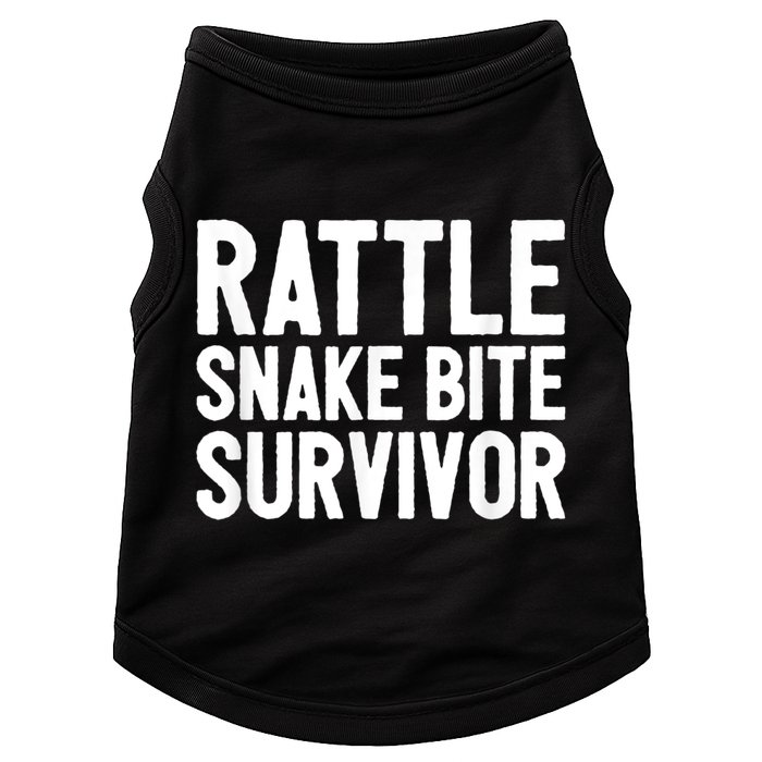 Rattle Snake Bite Survivor Rattlesnake Hospital Doggie Tank