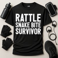 Rattle Snake Bite Survivor Rattlesnake Hospital Performance Shirt