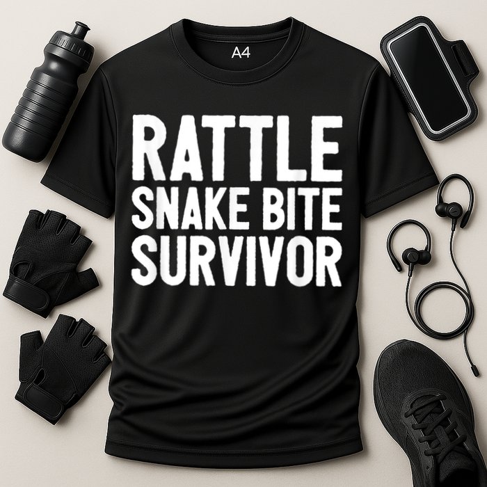 Rattle Snake Bite Survivor Rattlesnake Hospital Performance Shirt