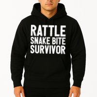 Rattle Snake Bite Survivor Rattlesnake Hospital Hoodie