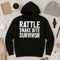 Rattle Snake Bite Survivor Rattlesnake Hospital Hoodie