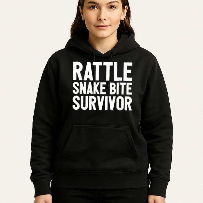 Rattle Snake Bite Survivor Rattlesnake Hospital Hoodie