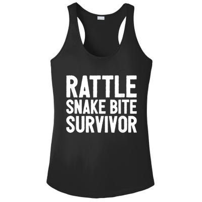 Rattle Snake Bite Survivor Rattlesnake Hospital Ladies PosiCharge Competitor Racerback Tank