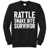 Rattle Snake Bite Survivor Rattlesnake Hospital Tall Sweatshirt
