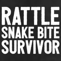 Rattle Snake Bite Survivor Rattlesnake Hospital 25L Jumbo Tote