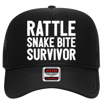 Rattle Snake Bite Survivor Rattlesnake Hospital Trucker Hat