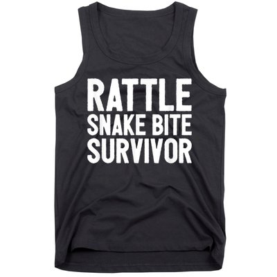 Rattle Snake Bite Survivor Rattlesnake Hospital Tank Top