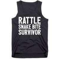 Rattle Snake Bite Survivor Rattlesnake Hospital Tank Top