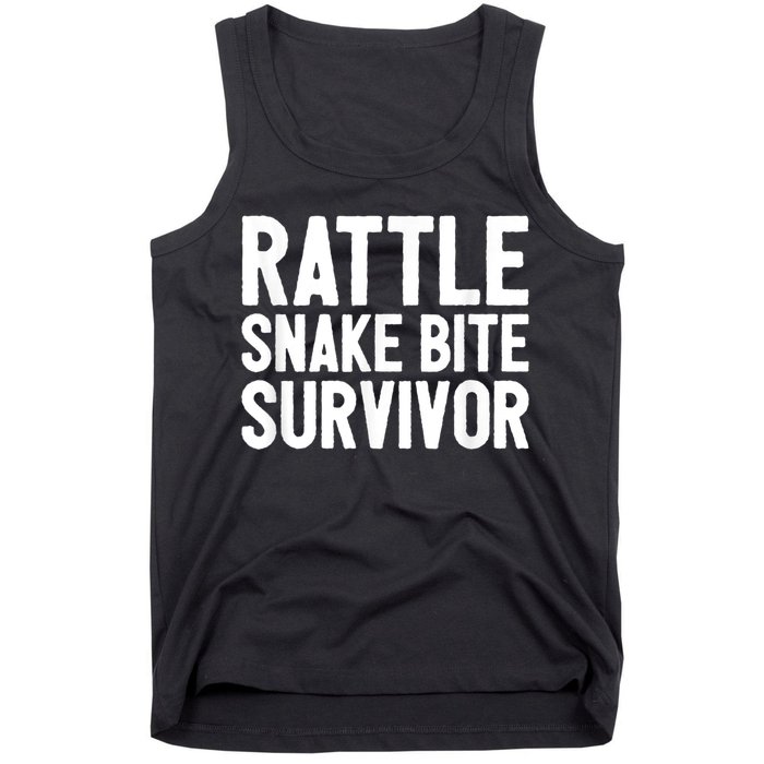 Rattle Snake Bite Survivor Rattlesnake Hospital Tank Top