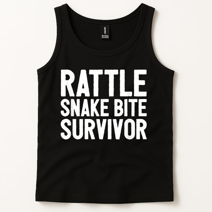 Rattle Snake Bite Survivor Rattlesnake Hospital Tank Top