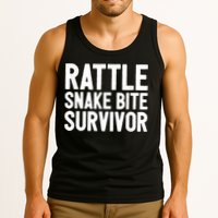 Rattle Snake Bite Survivor Rattlesnake Hospital Tank Top