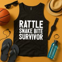 Rattle Snake Bite Survivor Rattlesnake Hospital Tank Top