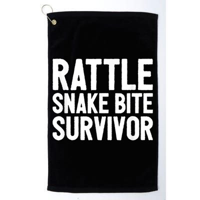 Rattle Snake Bite Survivor Rattlesnake Hospital Golf Towel