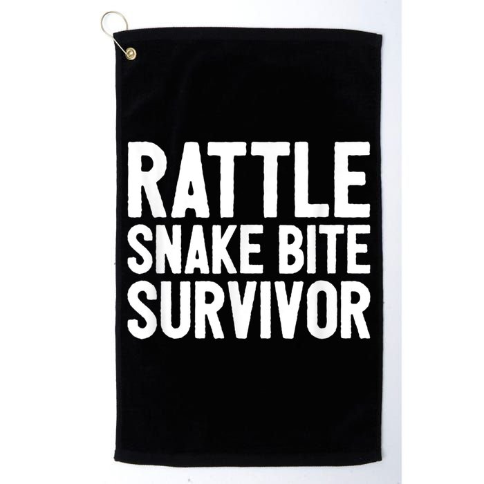 Rattle Snake Bite Survivor Rattlesnake Hospital Golf Towel