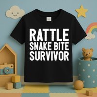 Rattle Snake Bite Survivor Rattlesnake Hospital Toddler T-Shirt