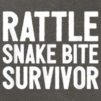 Rattle Snake Bite Survivor Rattlesnake Hospital Cotton Canvas Backpack