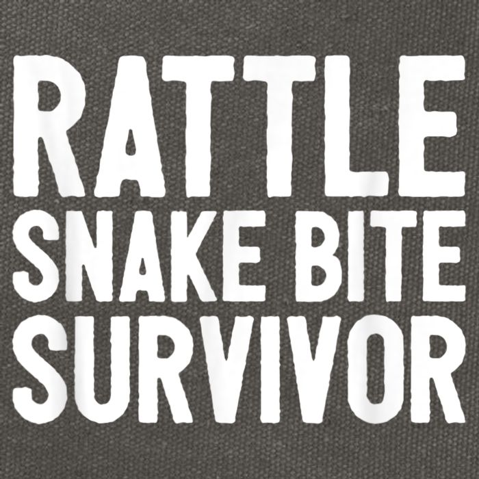 Rattle Snake Bite Survivor Rattlesnake Hospital Cotton Canvas Backpack