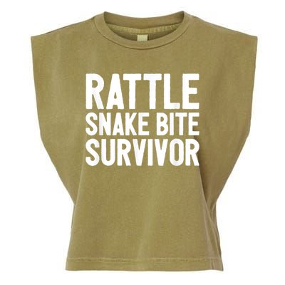 Rattle Snake Bite Survivor Rattlesnake Hospital Garment-Dyed Women's Muscle Tee