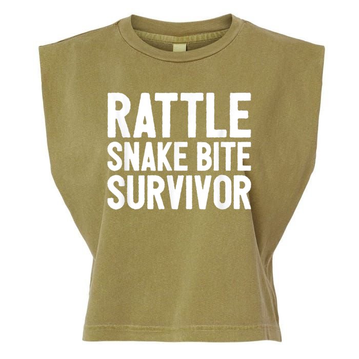 Rattle Snake Bite Survivor Rattlesnake Hospital Garment-Dyed Women's Muscle Tee