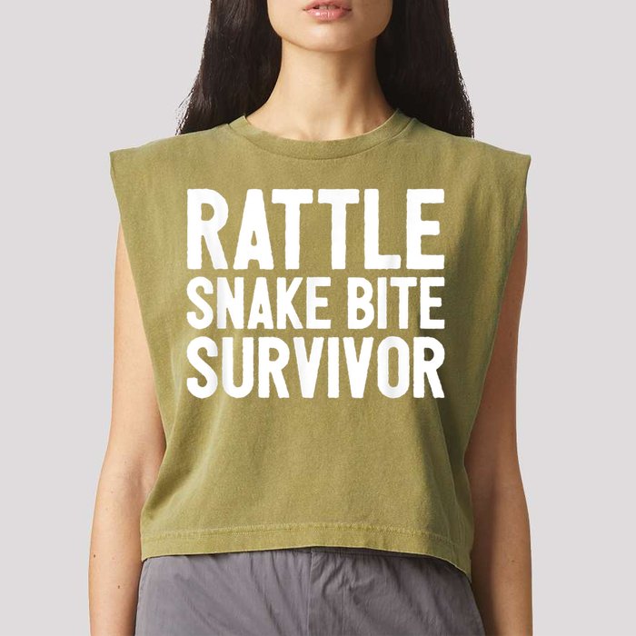 Rattle Snake Bite Survivor Rattlesnake Hospital Garment-Dyed Women's Muscle Tee