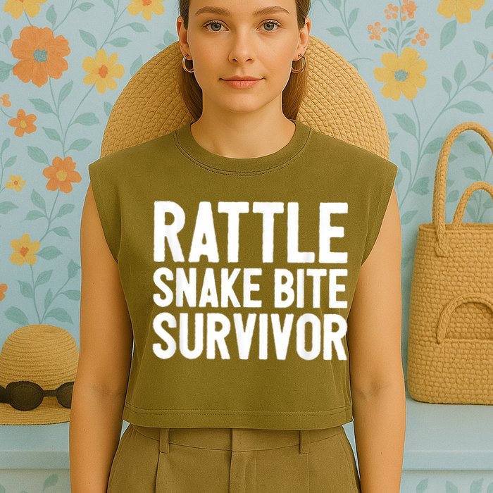 Rattle Snake Bite Survivor Rattlesnake Hospital Garment-Dyed Women's Muscle Tee