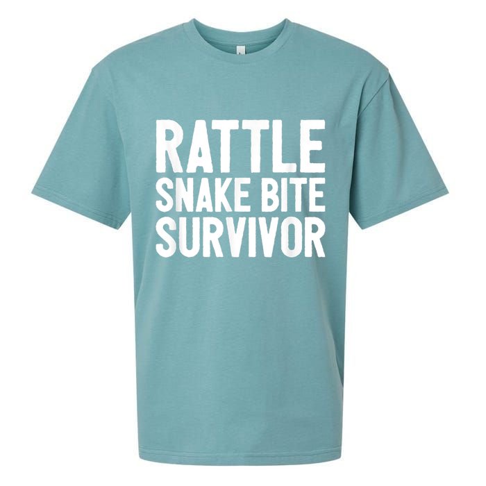 Rattle Snake Bite Survivor Rattlesnake Hospital Sueded Cloud Jersey T-Shirt