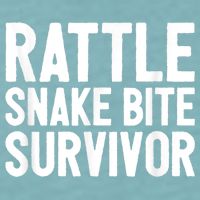 Rattle Snake Bite Survivor Rattlesnake Hospital Sueded Cloud Jersey T-Shirt