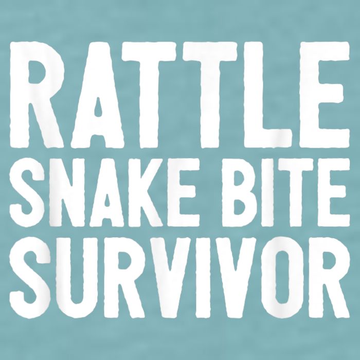Rattle Snake Bite Survivor Rattlesnake Hospital Sueded Cloud Jersey T-Shirt