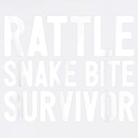 Rattle Snake Bite Survivor Rattlesnake Hospital Garment-Dyed Sweatshirt