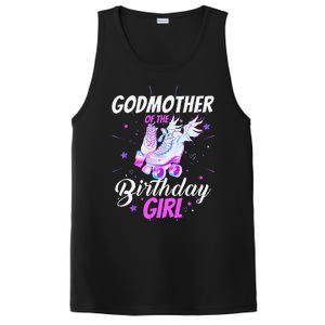 Roller Skate Birthday Godmother Funny Roller Skating Party PosiCharge Competitor Tank