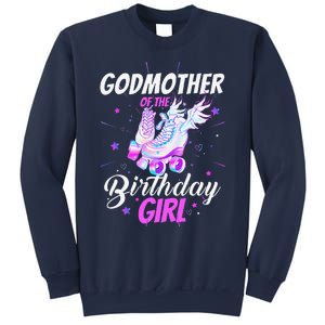 Roller Skate Birthday Godmother Funny Roller Skating Party Sweatshirt