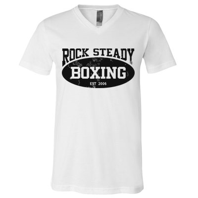 Rock Steady Boxing Parkinsons Vintage Gym V-Neck T-Shirt