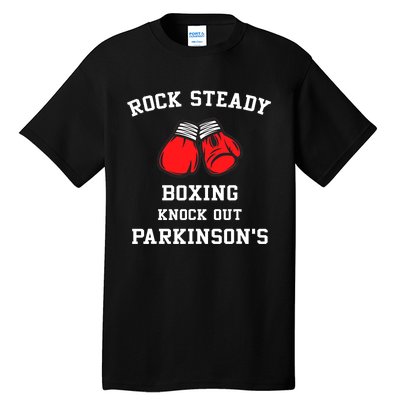 Rock Steady Boxing Knock Out Parkinsons Tall T-Shirt