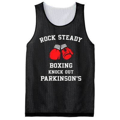 Rock Steady Boxing Knock Out Parkinsons Mesh Reversible Basketball Jersey Tank