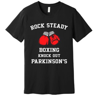 Rock Steady Boxing Knock Out Parkinsons Premium T-Shirt