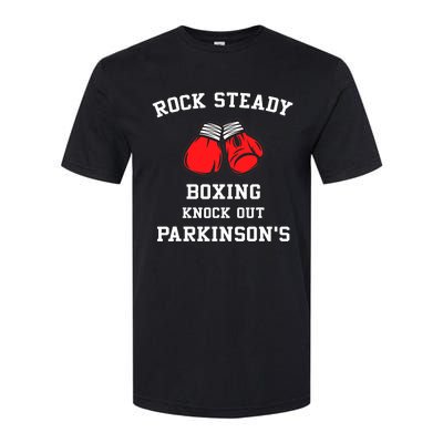 Rock Steady Boxing Knock Out Parkinsons Softstyle CVC T-Shirt