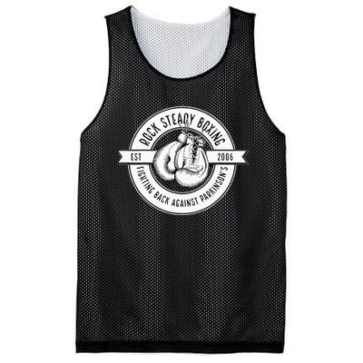 Rock Steady Boxing Fighting Back Against Parkinson Est 2006 Mesh Reversible Basketball Jersey Tank