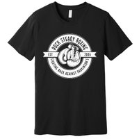 Rock Steady Boxing Fighting Back Against Parkinson Est 2006 Premium T-Shirt