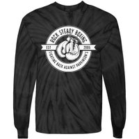 Rock Steady Boxing Fighting Back Against Parkinson Est 2006 Tie-Dye Long Sleeve Shirt