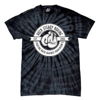 Rock Steady Boxing Fighting Back Against Parkinson Est 2006 Tie-Dye T-Shirt