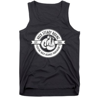 Rock Steady Boxing Fighting Back Against Parkinson Est 2006 Tank Top