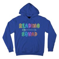 Reading Squad Back To School Kindergarten Teacher Kinder Great Gift Hoodie